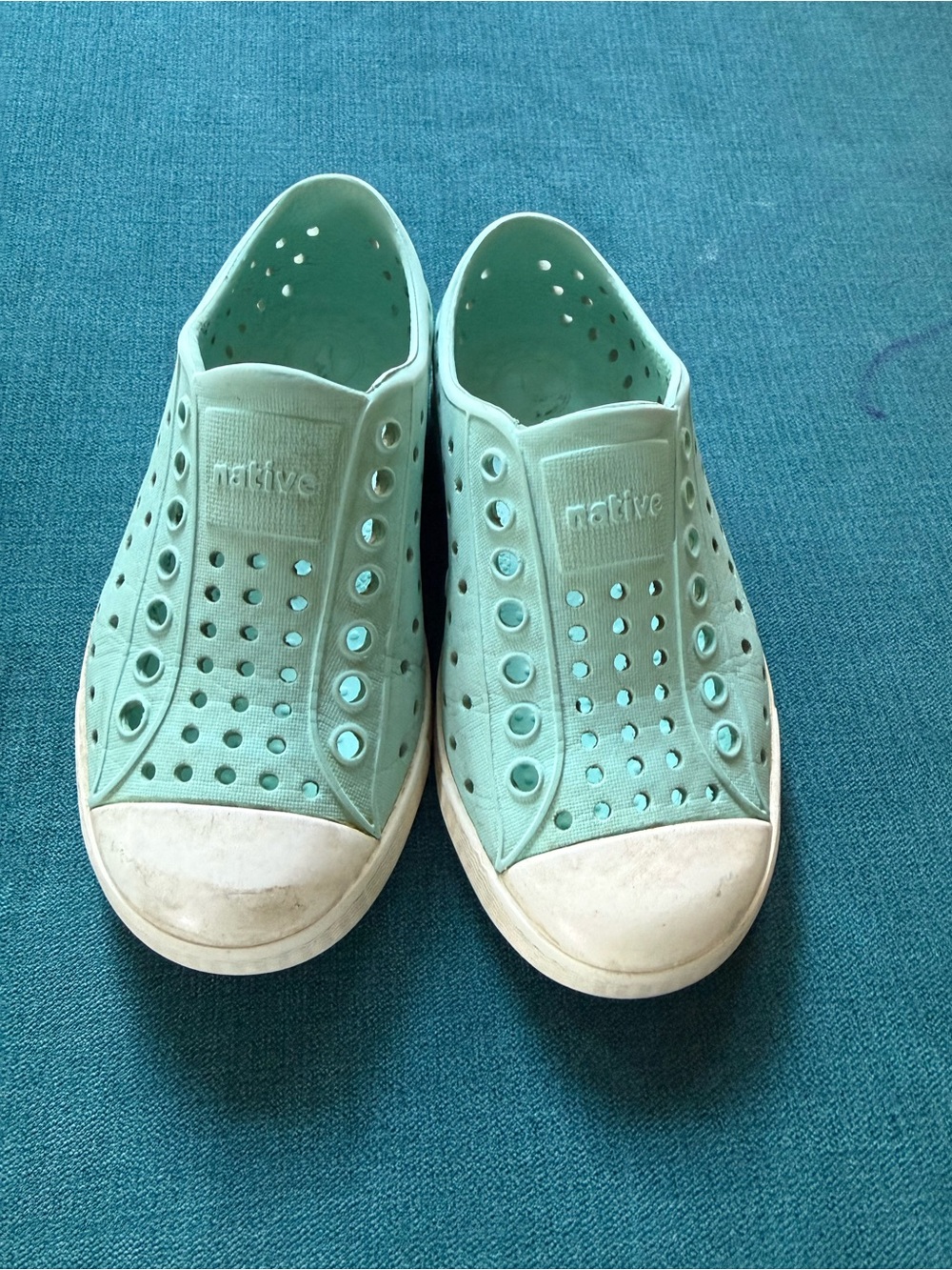 Native Kids Slip-On Water Shoes in Mint